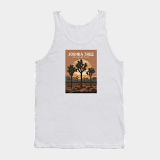 Joshua Tree National Park Retro Sunset Tank Top